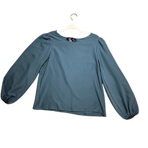 Blue Rain Teal Blouse